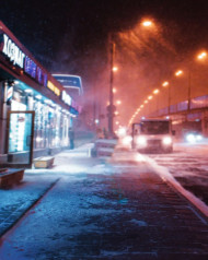 Night Life Road Free Download Online Editor HD Background