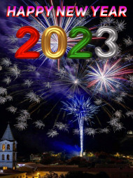 Photoshop Editing Happy New Year 2023 Background Full HD Download Free