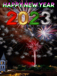Photoshop Happy New Year 2023 CB Editing Background