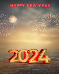 PicsArt Happy New Year 2024 CB Editing Background HD Download Free