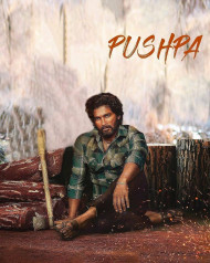 Pushpa Movie Poster Photo Editing HD Background