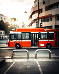 Road Bus Editing Background Free Download