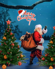 Santa Claus Christmas Photo Editing New CB Backgrounds