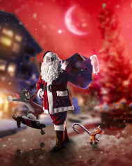 Santa Claus Hd Editing Background For Photoshop