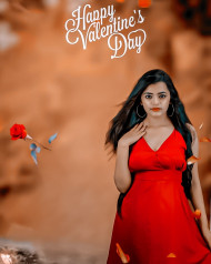 Valentine Day Girl CB Photoshop Editing Background