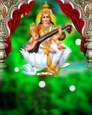 Vasant Panchami Saraswati Puja Editing Background Full HD Free