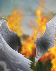 Wing Fire PicsArt Editing New Background Download HD